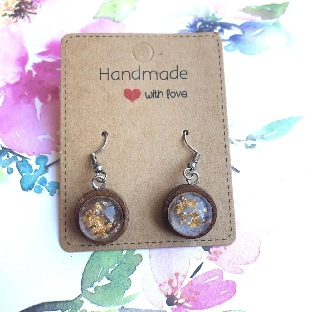Wooden Handmade Earrings